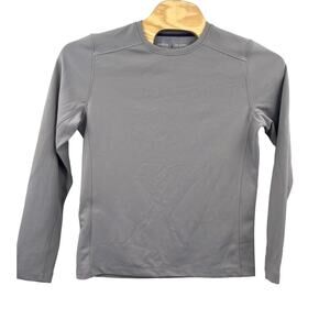 Ministry Of Supply Coffee Infused Responsive Crew Neck Sweatshirt Large Gray